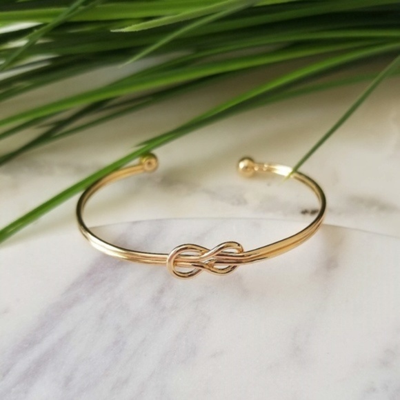 Jewelry - 5 for $25 Gold Color Infinity Cuff Bracelet